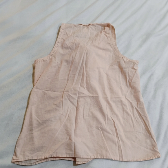 LOFT Blush Pink Ruffle Blouse - Picture 5 of 7